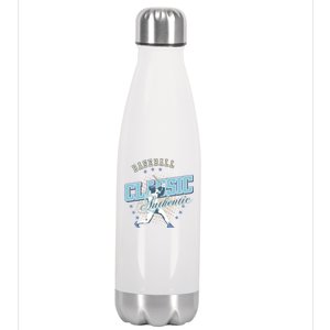 Baseball Classic Stainless Steel Insulated Water Bottle