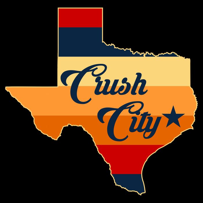 Baseball Crush City Houston Texas Drawstring Bag