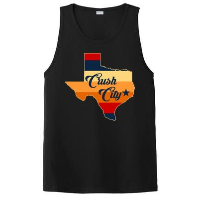 Baseball Crush City Houston Texas PosiCharge Competitor Tank