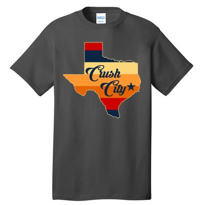 Baseball Crush City Houston Texas Tall T-Shirt