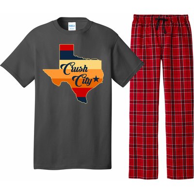 Baseball Crush City Houston Texas Pajama Set