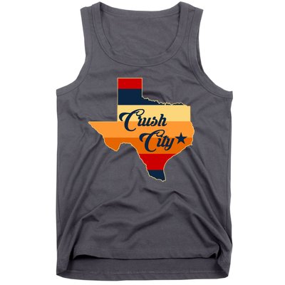 Baseball Crush City Houston Texas Tank Top