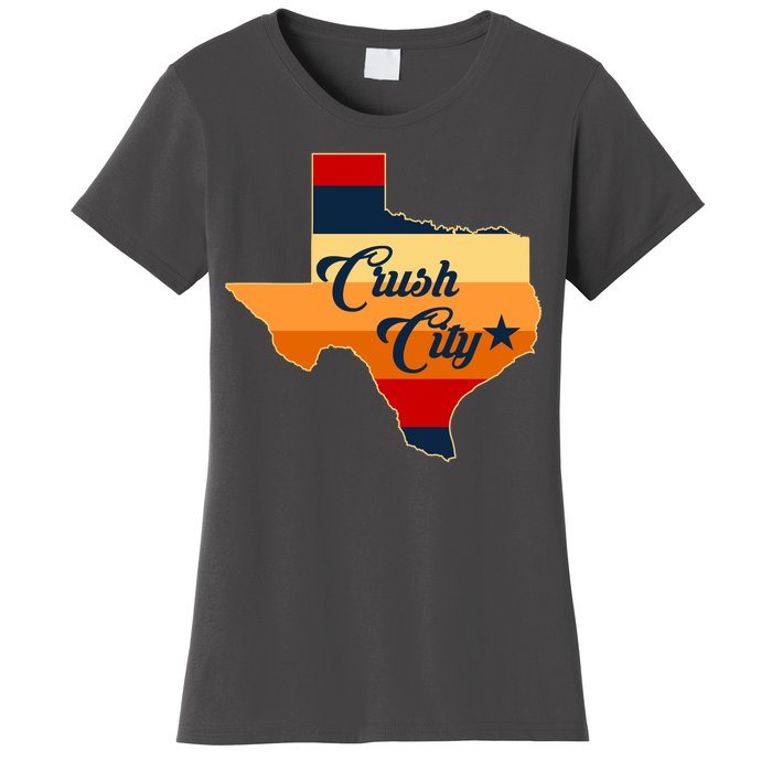 Baseball Crush City Houston Texas Women's T-Shirt