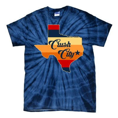 Baseball Crush City Houston Texas Tie-Dye T-Shirt