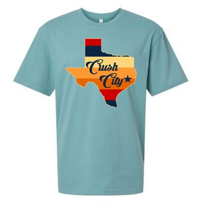 Baseball Crush City Houston Texas Sueded Cloud Jersey T-Shirt