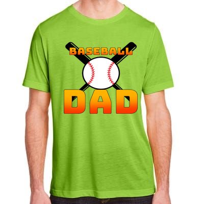 Baseball Dad Cute Father Adult ChromaSoft Performance T-Shirt