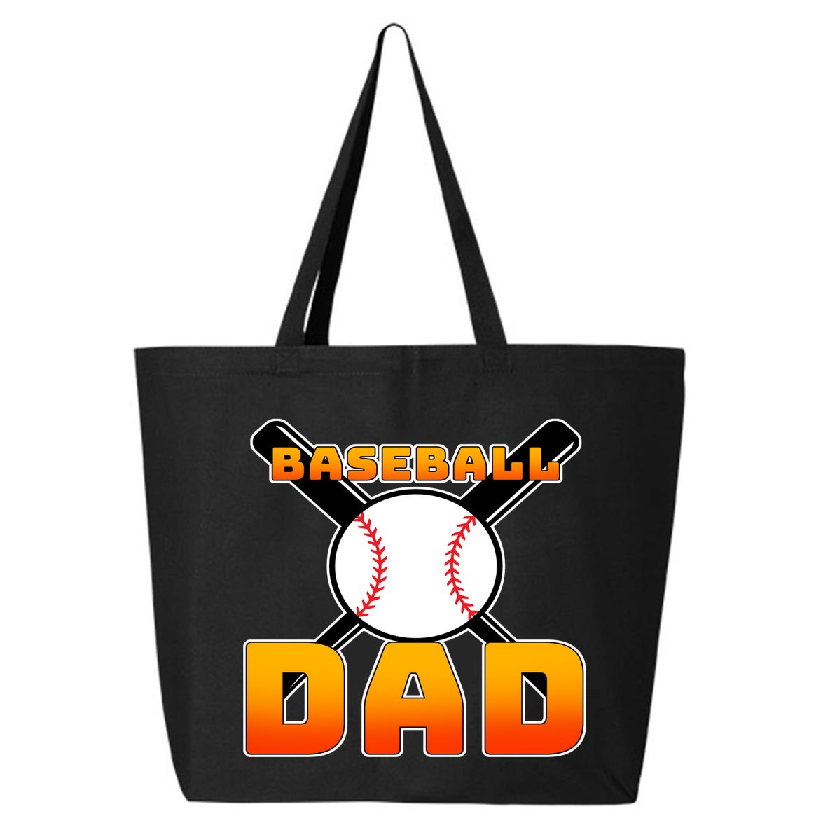 Baseball Dad Cute Father 25L Jumbo Tote