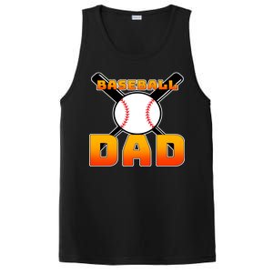 Baseball Dad Cute Father PosiCharge Competitor Tank