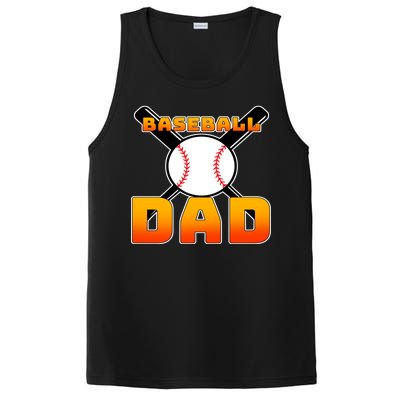 Baseball Dad Cute Father PosiCharge Competitor Tank