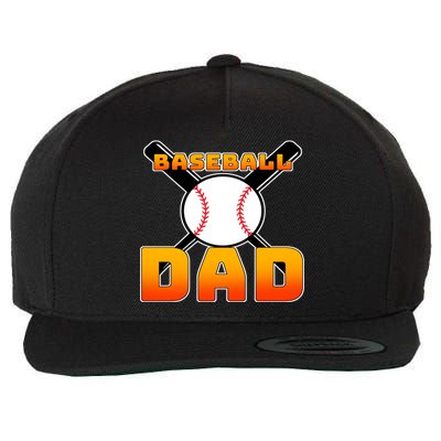 Baseball Dad Cute Father Wool Snapback Cap