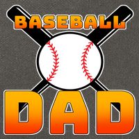 Baseball Dad Cute Father Cotton Canvas Backpack