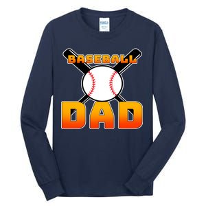 Baseball Dad Cute Father Tall Long Sleeve T-Shirt