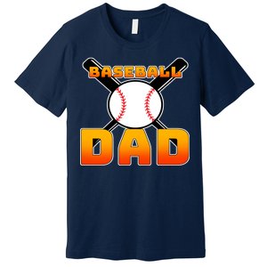 Baseball Dad Cute Father Premium T-Shirt