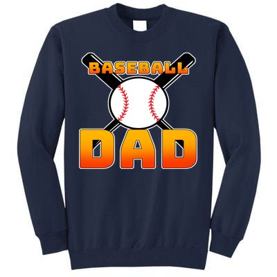 Baseball Dad Cute Father Tall Sweatshirt