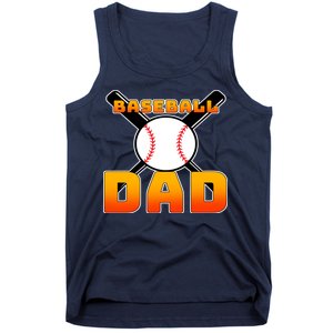 Baseball Dad Cute Father Tank Top