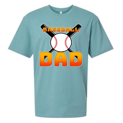 Baseball Dad Cute Father Sueded Cloud Jersey T-Shirt