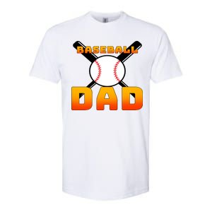 Baseball Dad Cute Father Softstyle CVC T-Shirt