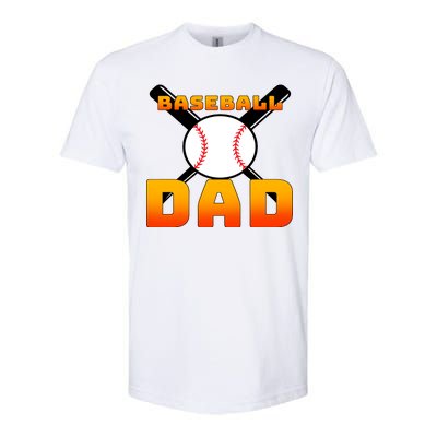 Baseball Dad Cute Father Softstyle CVC T-Shirt