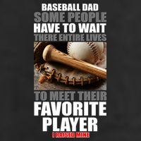 Baseball Dad Raised Favorite Player Adult Drive Performance Visor