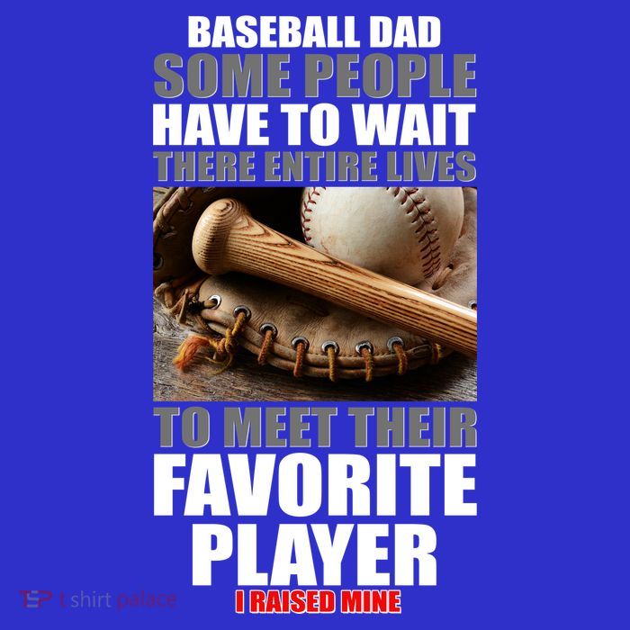 Baseball Dad Raised Favorite Player T-Shirt