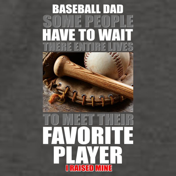 Baseball Dad Raised Favorite Player Vector Backpack