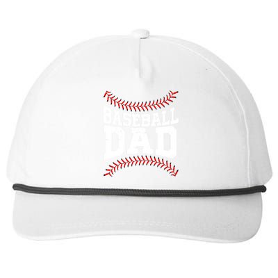 Baseball Dad Sports Fan Snapback Five-Panel Rope Hat