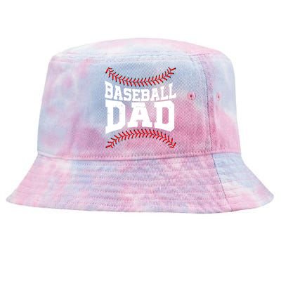 Baseball Dad Sports Fan Tie-Dyed Bucket Hat