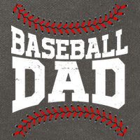 Baseball Dad Sports Fan Cotton Canvas Backpack