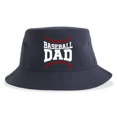 Baseball Dad Sports Fan Sustainable Bucket Hat