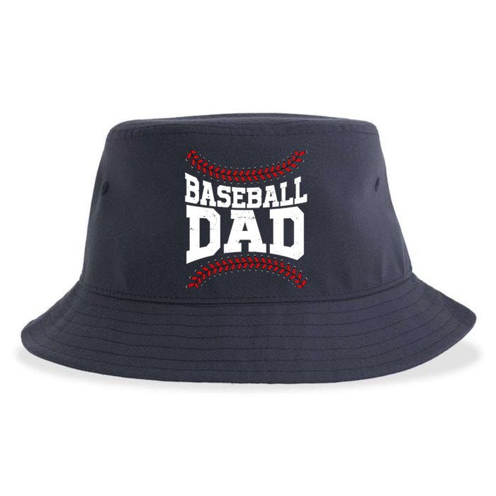 Baseball Dad Sports Fan Sustainable Bucket Hat