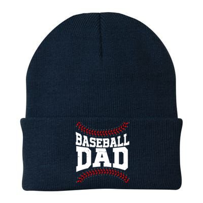 Baseball Dad Sports Fan Knit Cap Winter Beanie