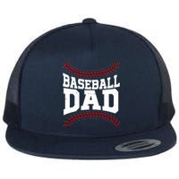 Baseball Dad Sports Fan Flat Bill Trucker Hat