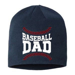 Baseball Dad Sports Fan Sustainable Beanie