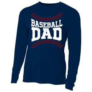 Baseball Dad Sports Fan Cooling Performance Long Sleeve Crew