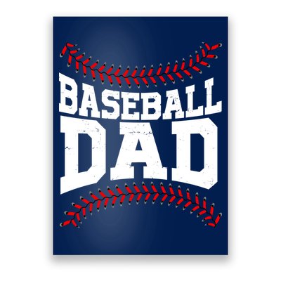 Baseball Dad Sports Fan Poster