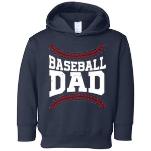 Baseball Dad Sports Fan Toddler Hoodie