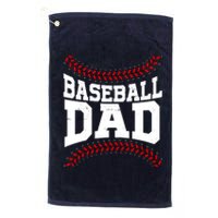 Baseball Dad Sports Fan Platinum Collection Golf Towel