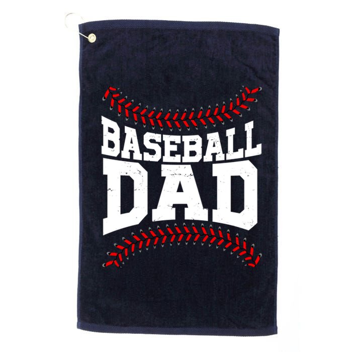 Baseball Dad Sports Fan Platinum Collection Golf Towel