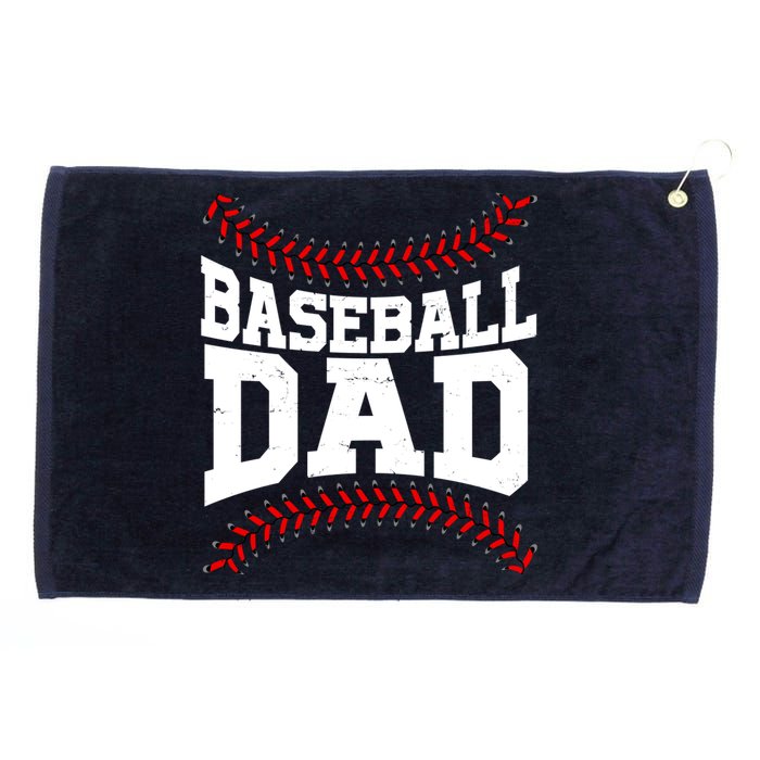 Baseball Dad Sports Fan Grommeted Golf Towel