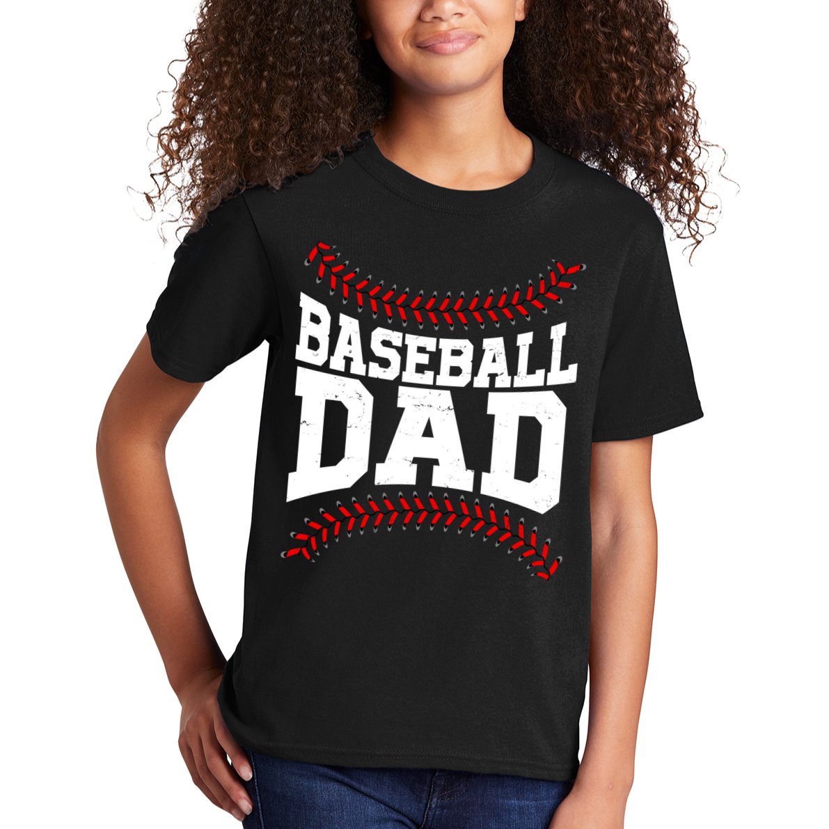 Baseball Dad Sports Fan Kids T-Shirt