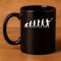 Baseball Evolution 11oz C Handle Ceramic Mug