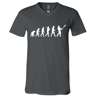 Baseball Evolution V-Neck T-Shirt