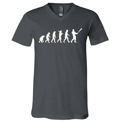 Baseball Evolution V-Neck T-Shirt