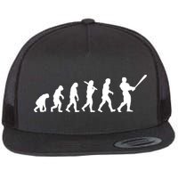 Baseball Evolution Flat Bill Trucker Hat