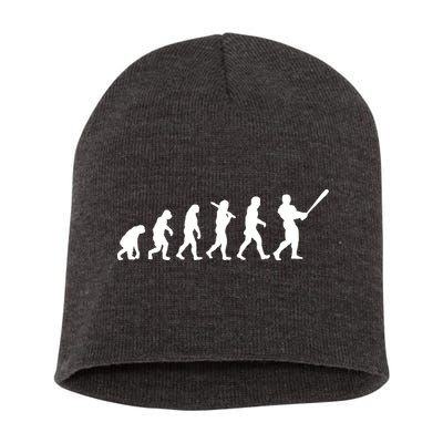 Baseball Evolution Short Acrylic Beanie