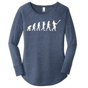 Baseball Evolution Women's Perfect Tri Tunic Long Sleeve Shirt