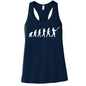 Baseball Evolution Women's Racerback Tank