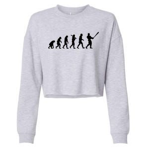 Baseball Evolution Cropped Pullover Crew