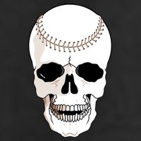 Baseball Face Skeleton Skull Adult Drive Performance Visor