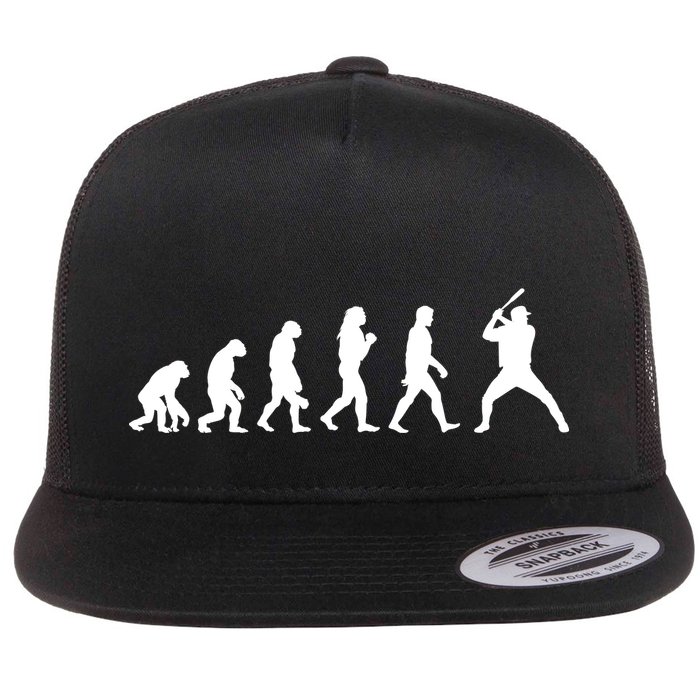 Baseball Fan Evolution  Flatbill Hat